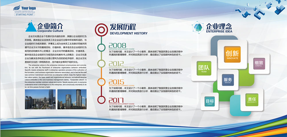 企業(yè)文化墻體現(xiàn)企業(yè)哪些地方(圖1)